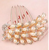 High-end hair accessory for bride, hairgrip from pearl, Korean style