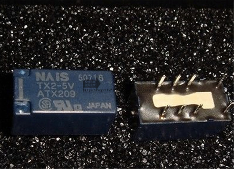 日本松下信号继电器TX2-5V TX2-DC5V TX2-5VDC ATX209 8脚/2A/5v