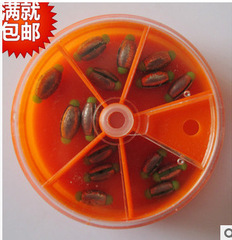 Boxed through-the-line sinker Hand rod olive shaped fishing sinker Boxed lead sinker wholesale