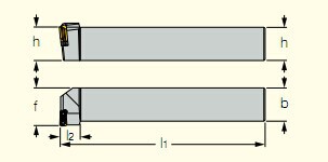 伊斯卡车削刀具SLFNR2525M-15 TANG伊斯卡车刀杆代理