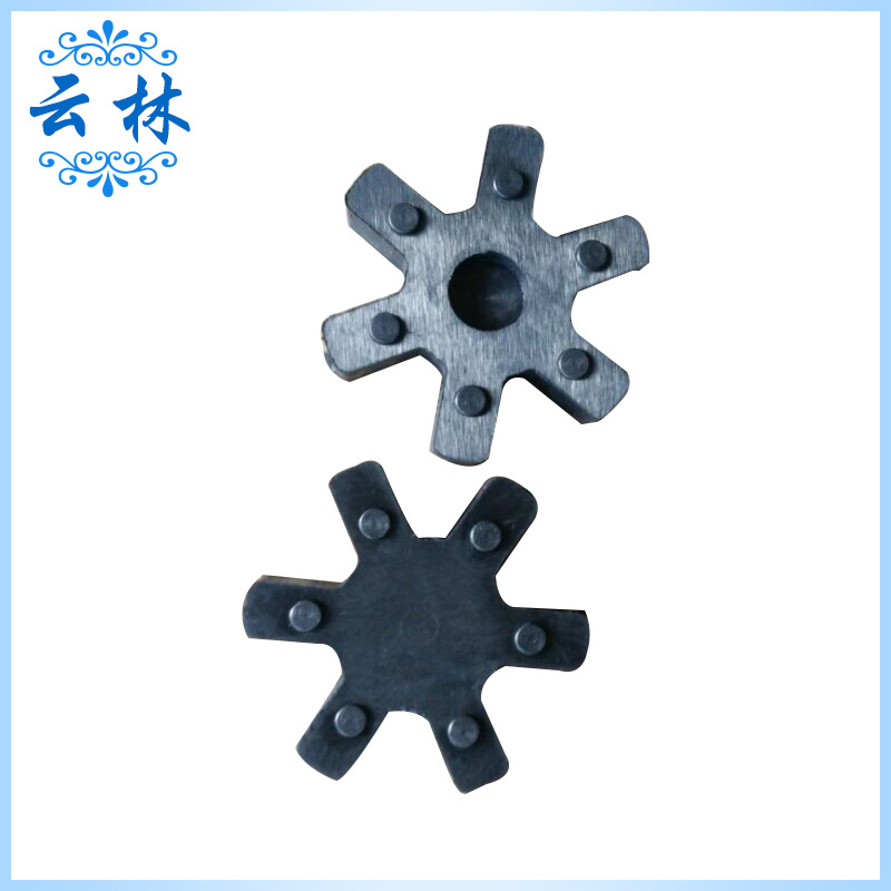 非标橡胶圆筒形梅花块 弹性牛筋六角块 黑色橡胶八角块