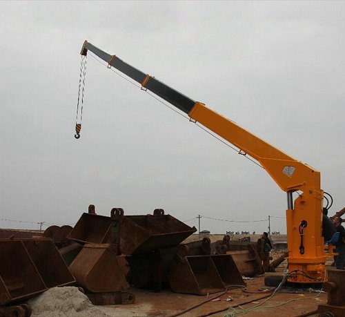 6吨直臂式船用吊机/厂家供应6吨船吊/船尾吊 港口吊机 船用起重机