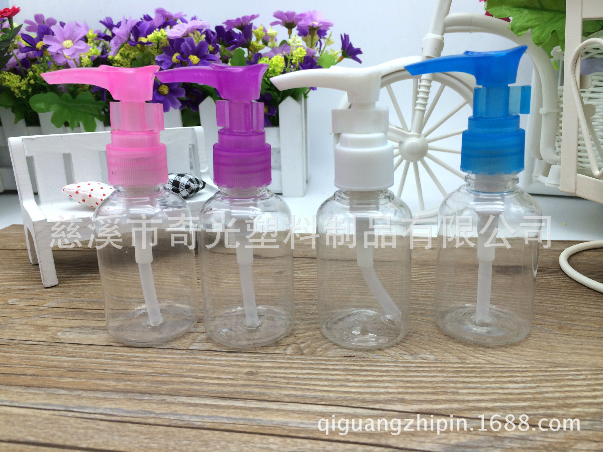 批发化妆品分装瓶子50ml按压泵头瓶 pet透明塑料乳液瓶香水喷雾瓶