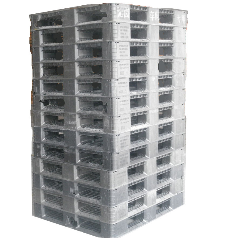 厂家批发广州永和二手塑料托盘叉车卡板田字托盘110*110吸塑托盘