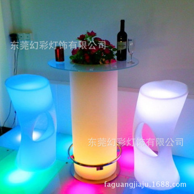 outdoors activity furniture Cocktail table Luminous table Luminous bar Remote color Bar furniture