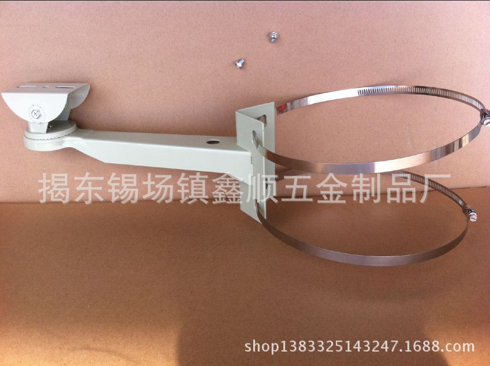 厂家批发墙角支架 701/605抱箍支架 立杆线杆监控支架 配200抱箍-阿里巴巴