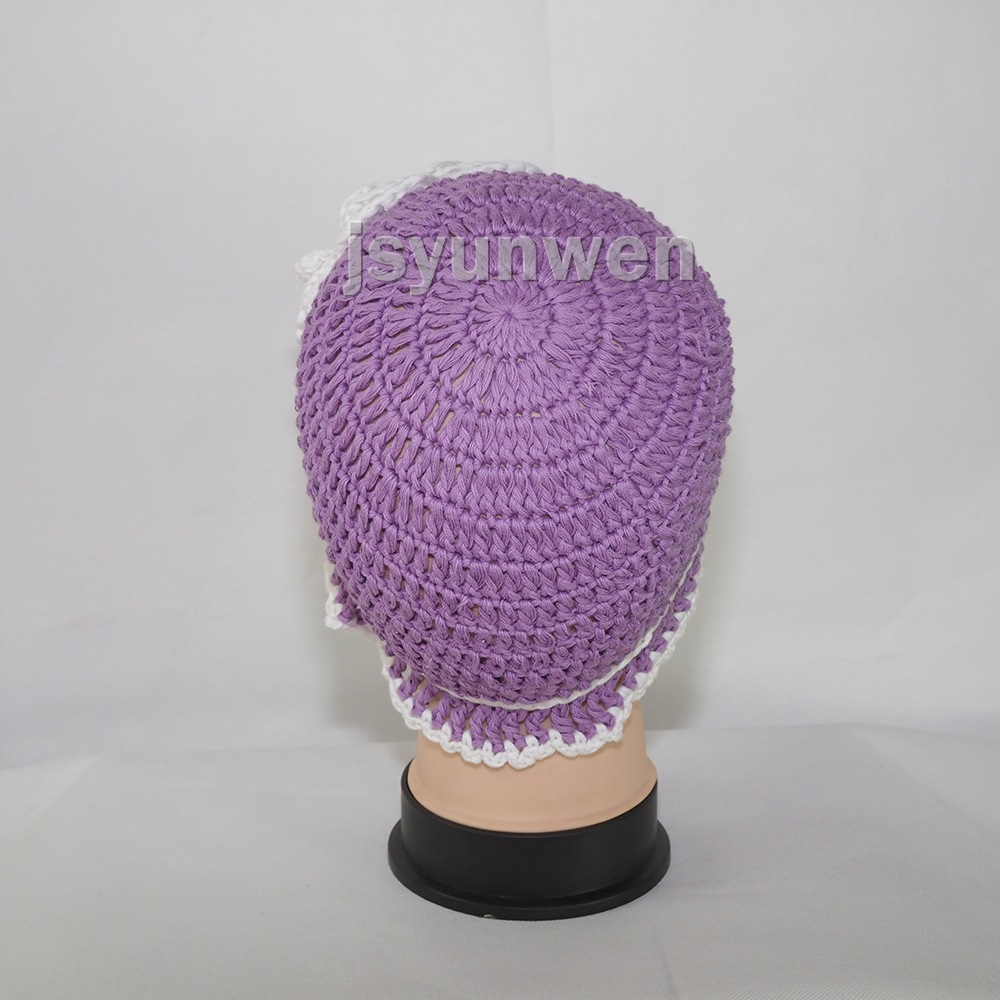 欧版装饰帽 大花装饰帽 大花毛线帽 亲子帽 儿童帽子 宝宝帽子