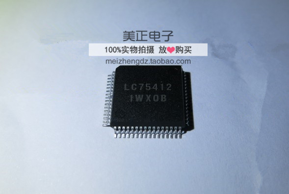 LC75412EH LC75412WH-D-TLM LC75412 QFP SANYO全新原装