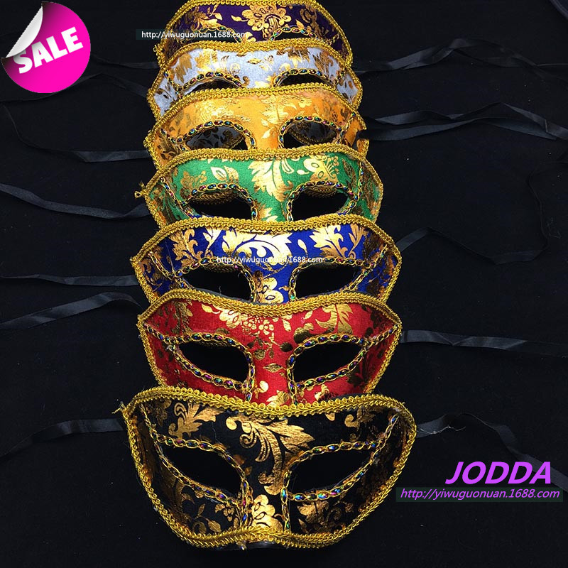 direct deal Flat head Tape Eyeliner wholesale Masquerade lady man Mask Halloween