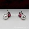 Earrings from pearl, 8-9mm