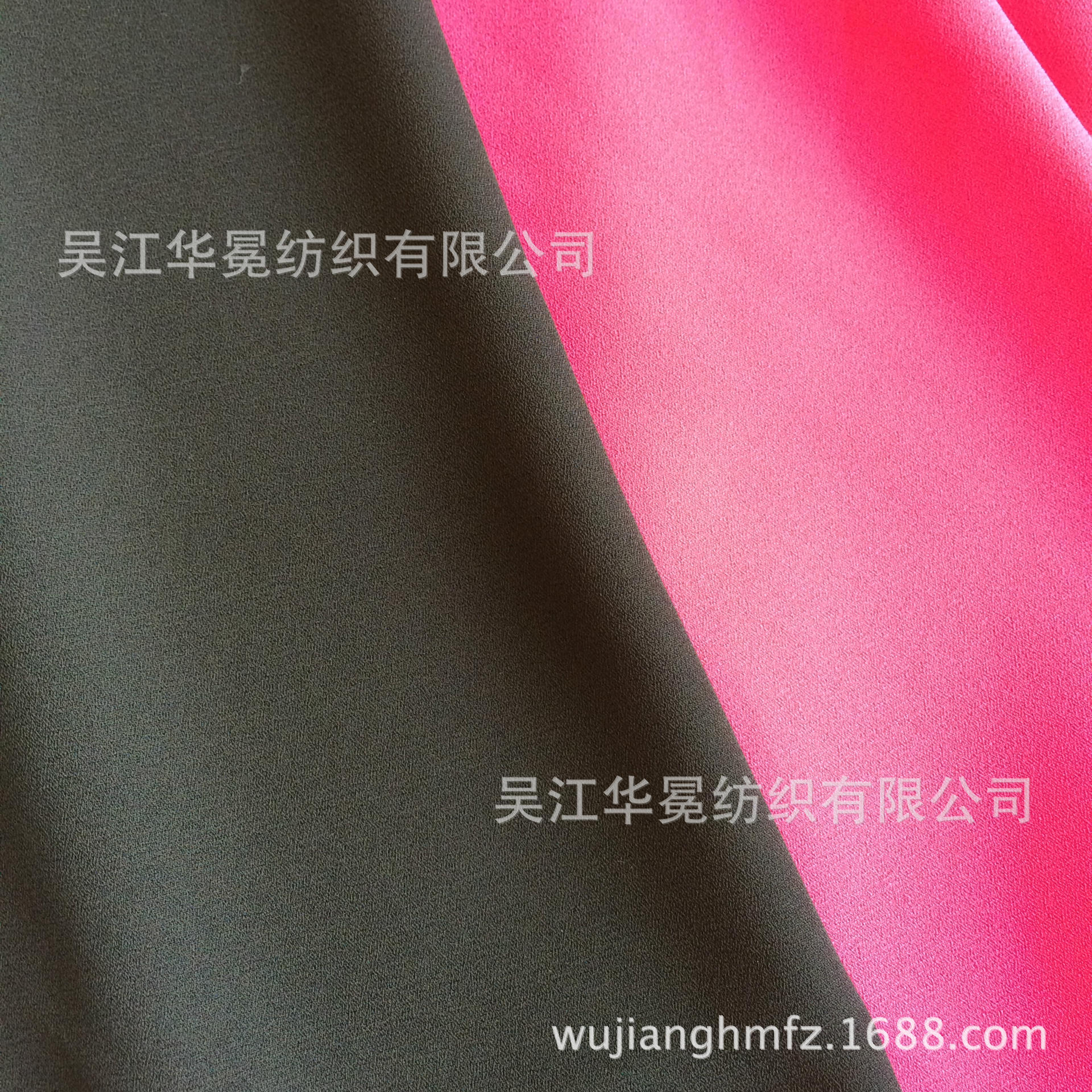 现货供应定单类乱麻系列75D高捻乱麻特黑面料