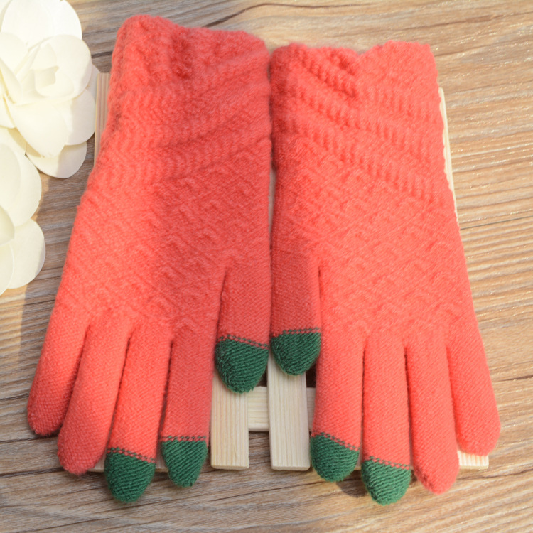 Femmes Décontractée Bloc De Couleur Gants 1 Paire display picture 1