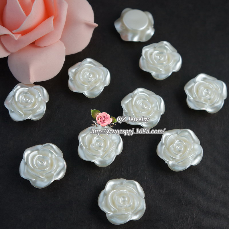 Wholesale of Korean imitation pearl, irregular-shaped imitation pearl wedding gifts, decorative items, flower rose hair clips detail image 6