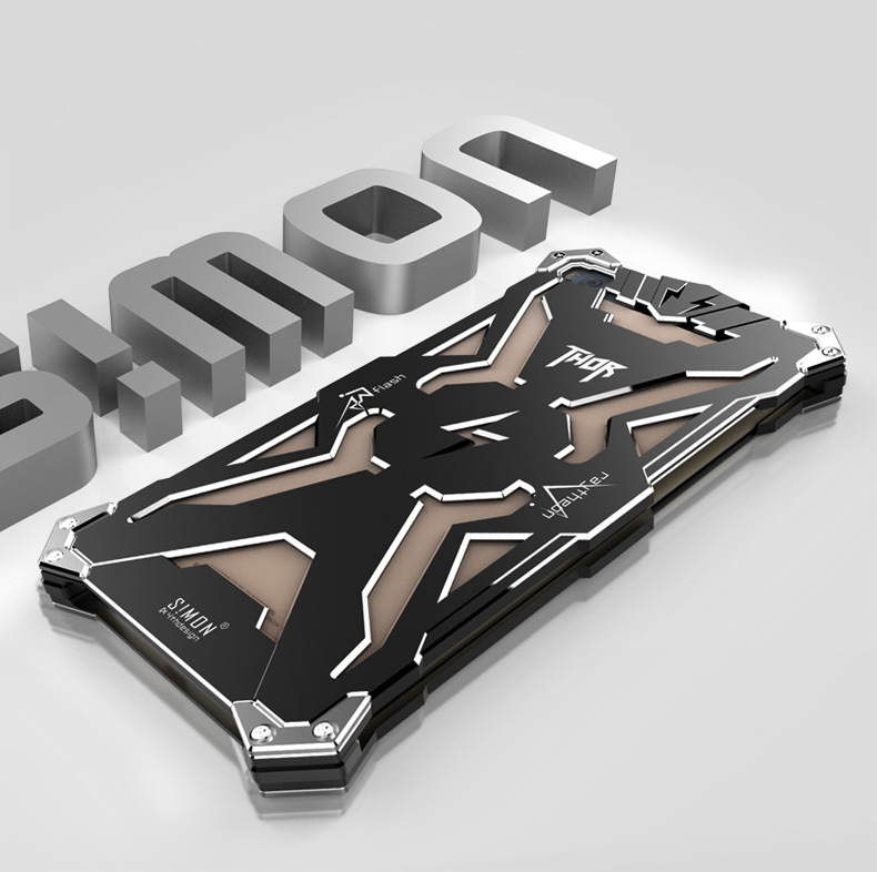 SIMON THOR Aviation Aluminum Alloy Shockproof Armor Metal Case Cover for Huawei P8 & Huawe P8 Lite