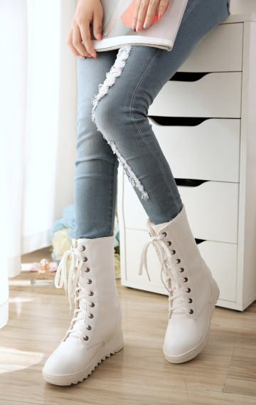 Bottes femme en PU artificiel - Ref 3354841 Image 11