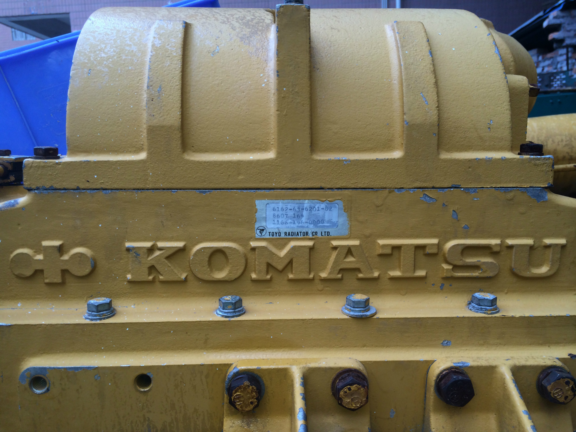 中冷器总成6162-63-6201日本SA6D170发电机组拆车件