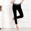 New large size women wear elastic jeans and nine sub pants