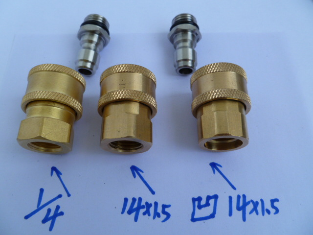 High-pressure cleaner, car wash machine, high-purity foam pot, spray pot, spray gun, quick adapter, copper sleeve, union plug details Picture