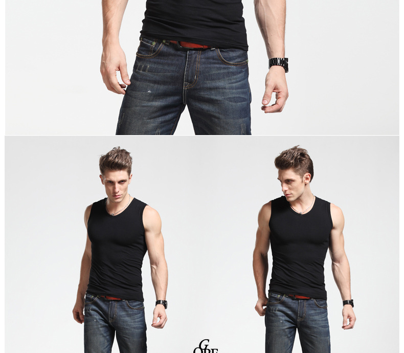 Débardeur homme Cotton vest - Ref 1586859 Image 12