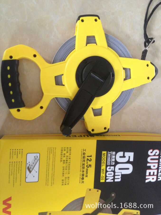 供应各种架式的纤维卷尺 麻带卷尺 长钢卷尺 工量具 皮尺  宁波