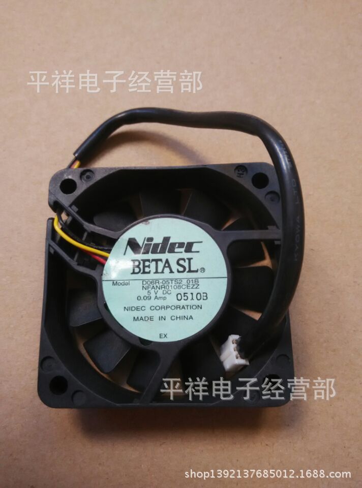 拆机翻新NIDEC散热风扇6015 5V 0.09A全场测试通过后发货