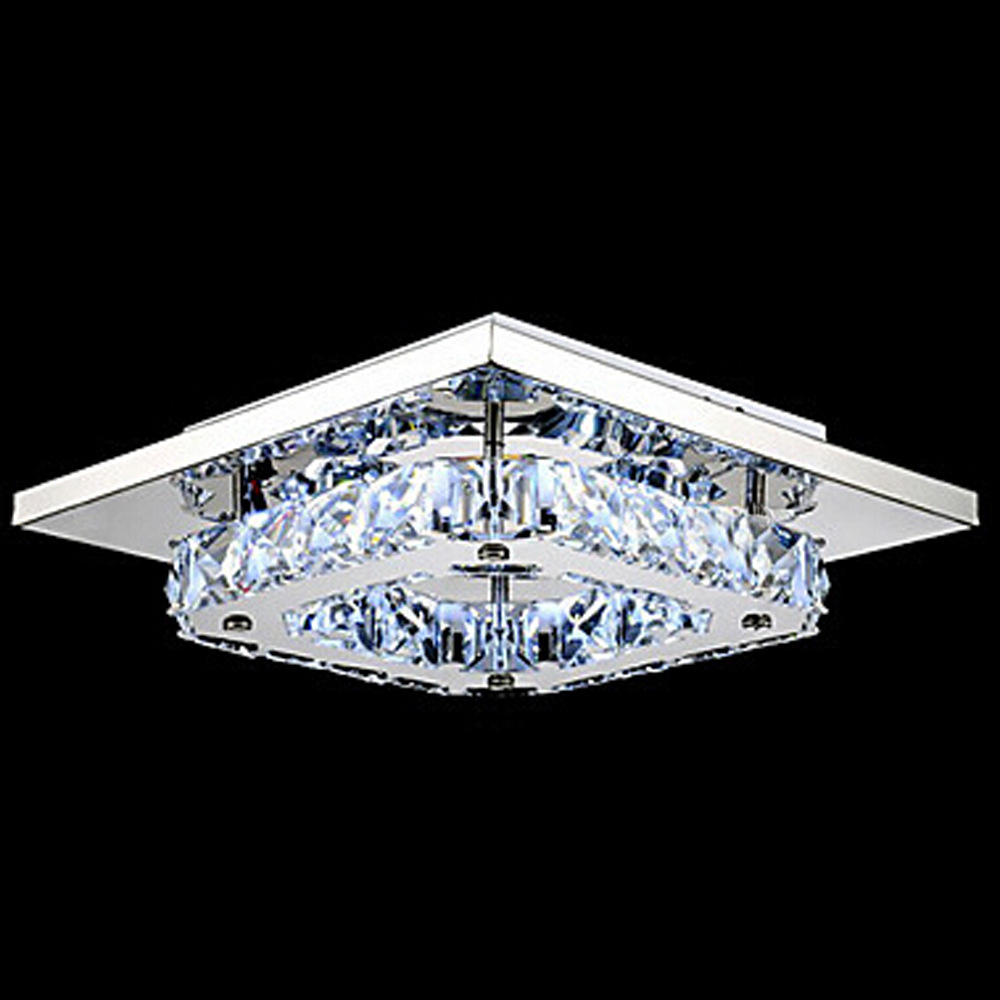 LED square creative cristal ceiling lamp for hood for bedroom