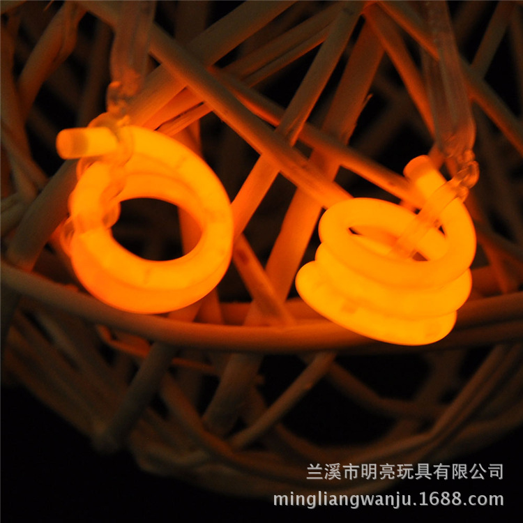 精装荧光螺旋耳环详情图 (3)