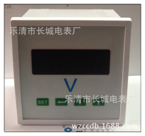 白壳 长城电表厂 SX42  450V 智能数显电压表 厂家直销