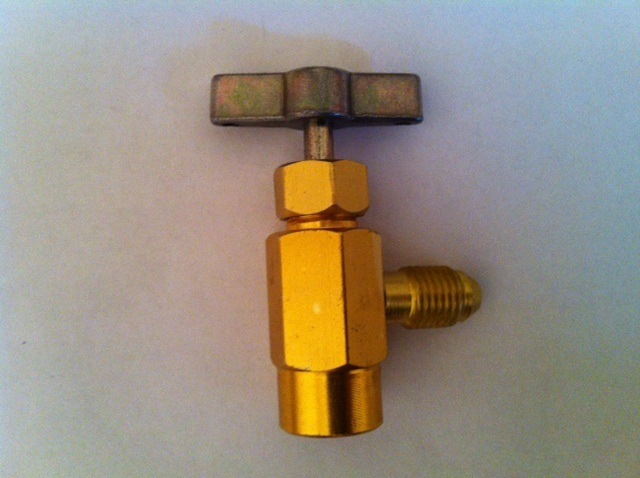 汽车空调制冷剂雪种瓶装开瓶器 欧美制冷冷媒产品用F1/2开瓶器