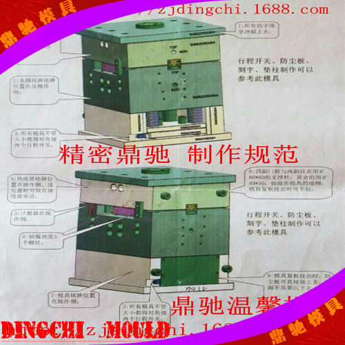 精密模具工藝流程展示（版權獨有 ）