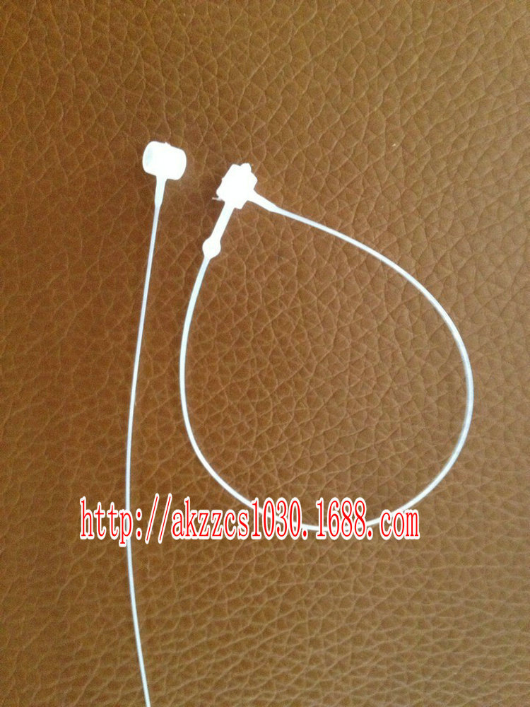 飞中塑料3-5 -7寸手穿针；服装洗水标水洗唛子母扣 透明黑色白色