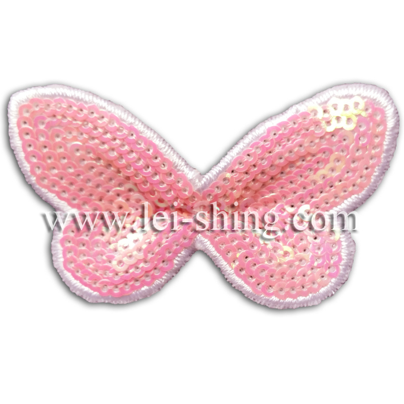 专业生产 特种绣 珠片绣 供应环保耐高温PET亮片