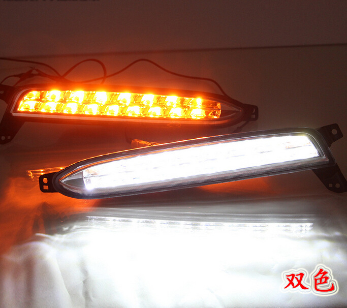 Adecuado para Honda XR-V luz diurna luz de conducción diurna con señal de giro LED ancho luz antiniebla