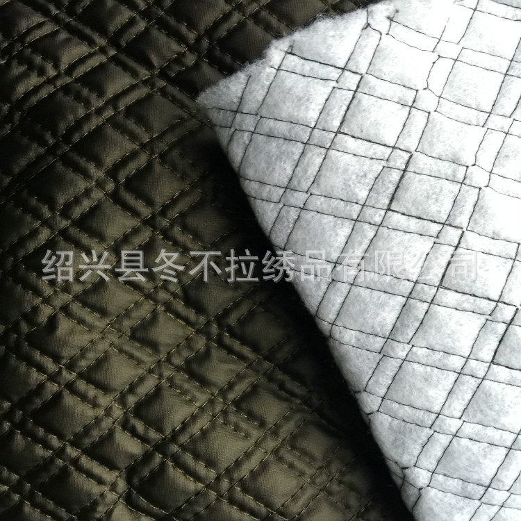 厂家定制加工 绗缝特价 绗绣绗棉 直供箱包汽车坐垫裥棉面料