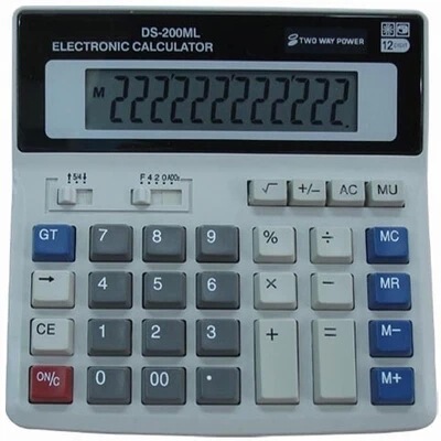 批发计算器 太阳能DS-200ML 12位计算器|ms