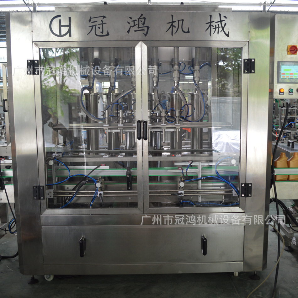 液体酒精消毒剂自动罐装机封口机洗衣液食用油定量式灌装机