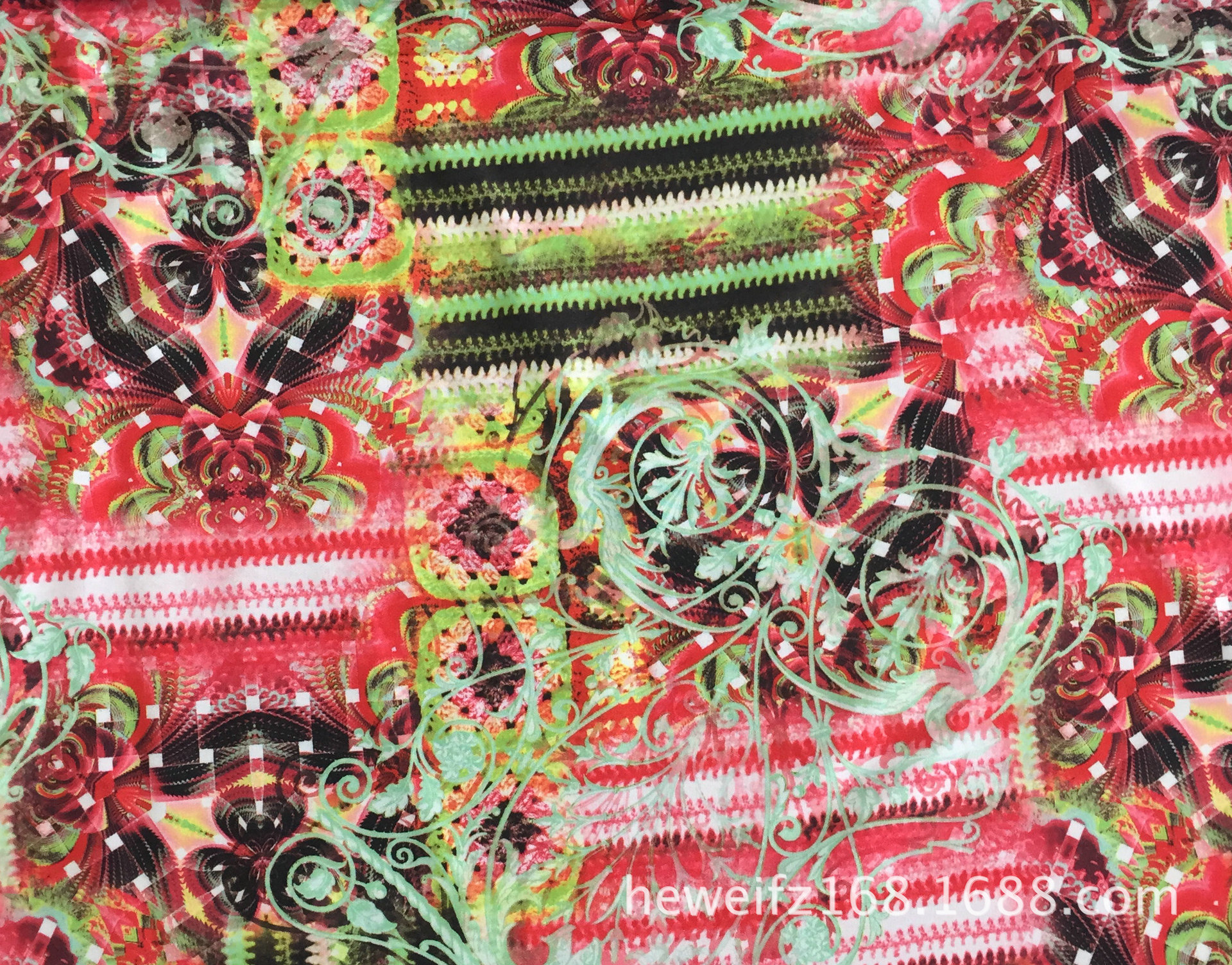 厂价直销F8196 现货供应四面弹印花时尚男女服装涤纶内衣睡衣面料