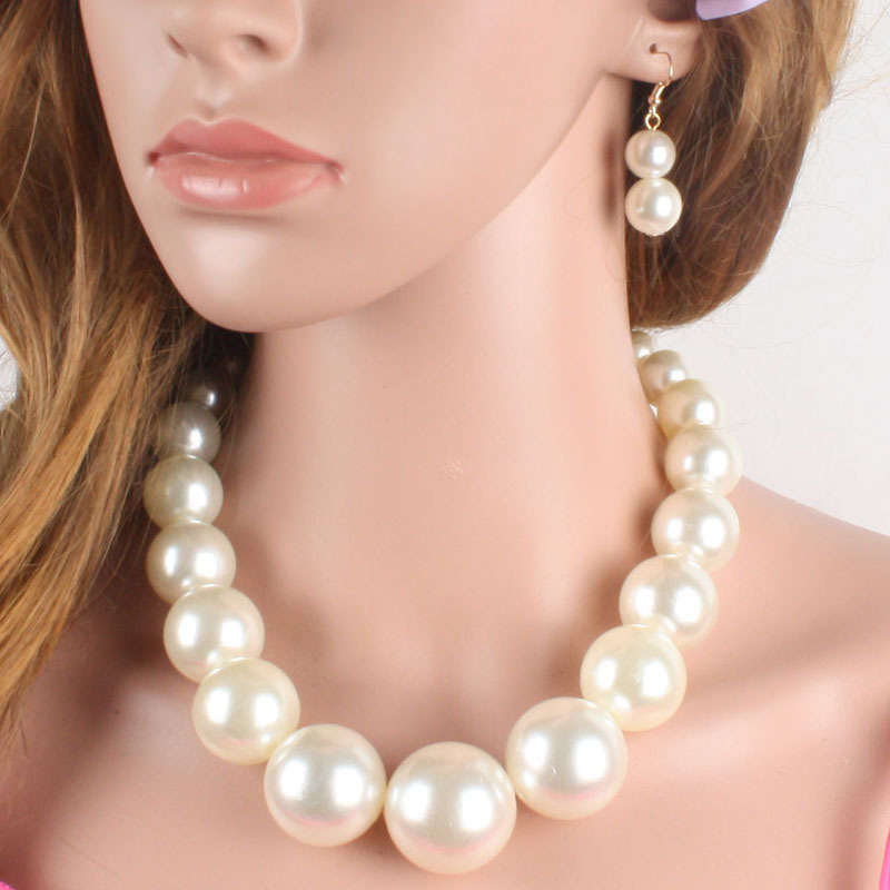 Occident and the United States pearlnecklace (Gold)NHCT0070-Gold
