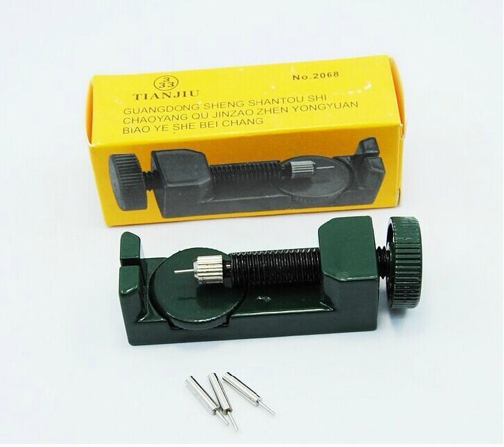 专业修表工具 2068 金属可调高度手表拆带器 表带拆卸工具 调长短