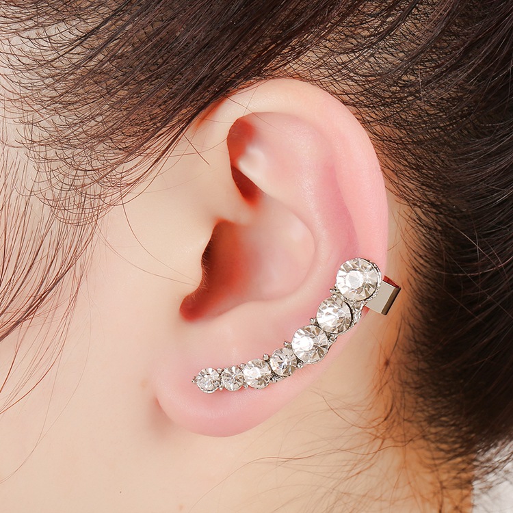 Fashion Shiny Rhinestone Ear Bone Clip display picture 8