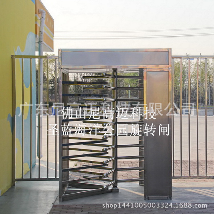 深圳列车站单向门 高铁站单向梳状门 单向出口不锈钢旋转门-阿里巴巴