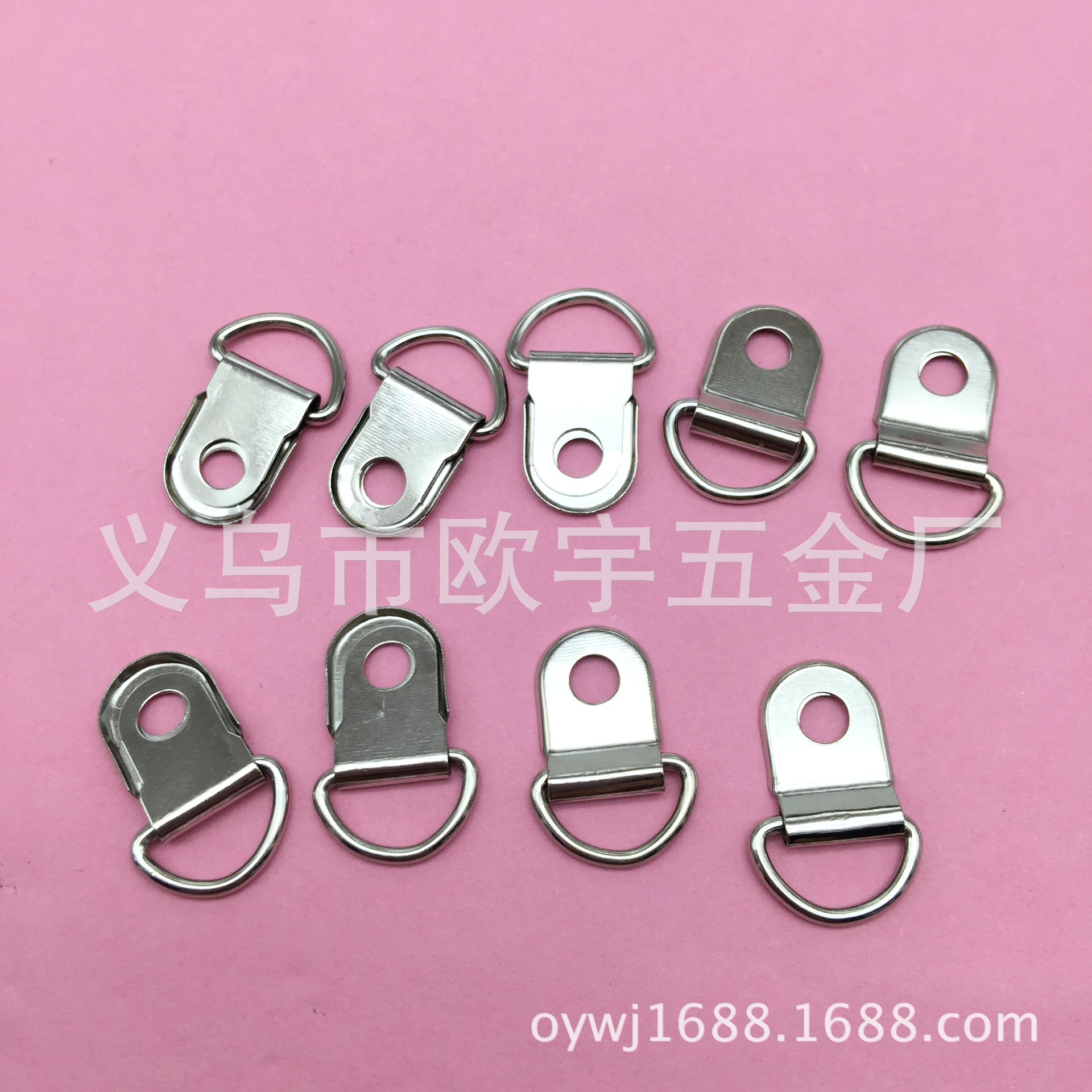 供应批发箱包服饰五金配件 金属D字扣 包包配件