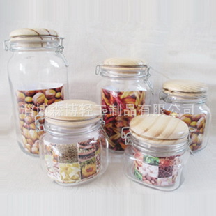 Glass storage system, square milk powder, tea