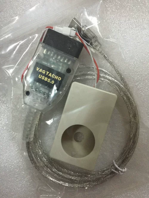 КД программного обеспечения ленты тахометра ВАГ версии в 5,0 УСБ Вагтачо белый прозрачный