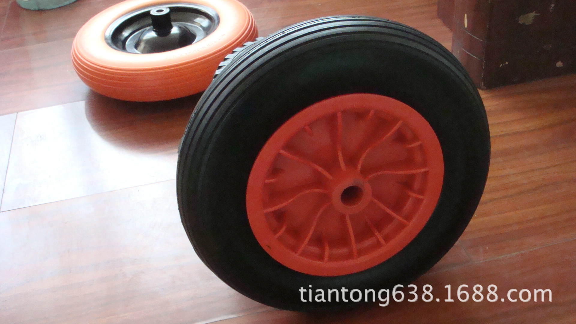 厂家直供工业用14寸聚氨酯PU发泡轮FP1402 出口品质