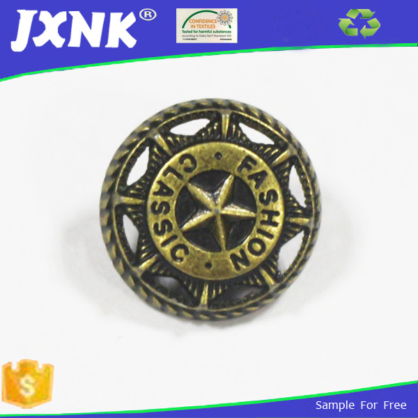 Factory direct monopoly buttons high-end fashion metal buttons hand sewing buttons atmospheric coat buckle