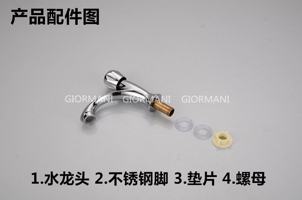 Factory direct sales of single-cooling washbasins, faucets, washbasins, faucet switches, bathroom accessories, construction site models Application Scenario