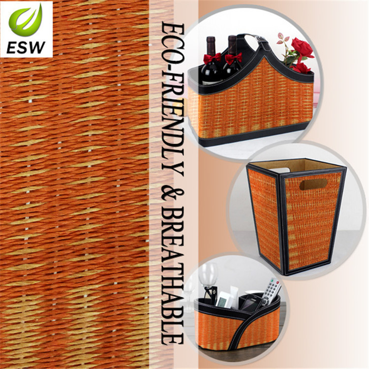 厂家专业加工YQ-Z-8228-1优质纸草编织装饰纺织材料