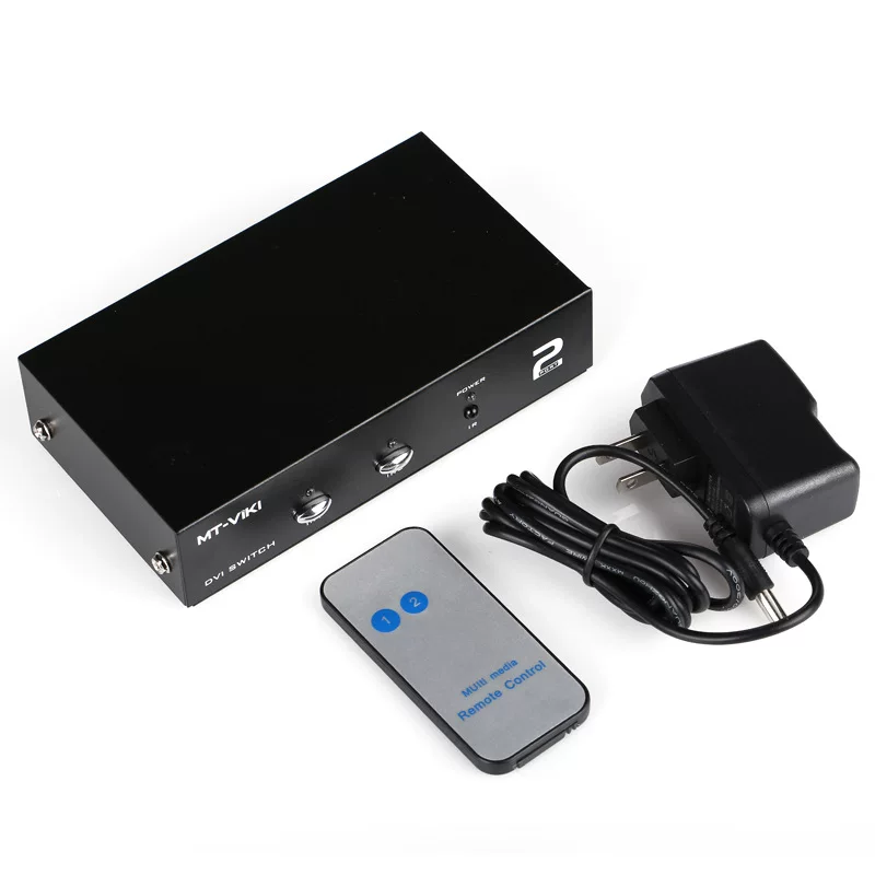 Vitamin 2 DVI переключатель 2 входа 1 выход HD DVI переключатель One Drag Two MT-DV201