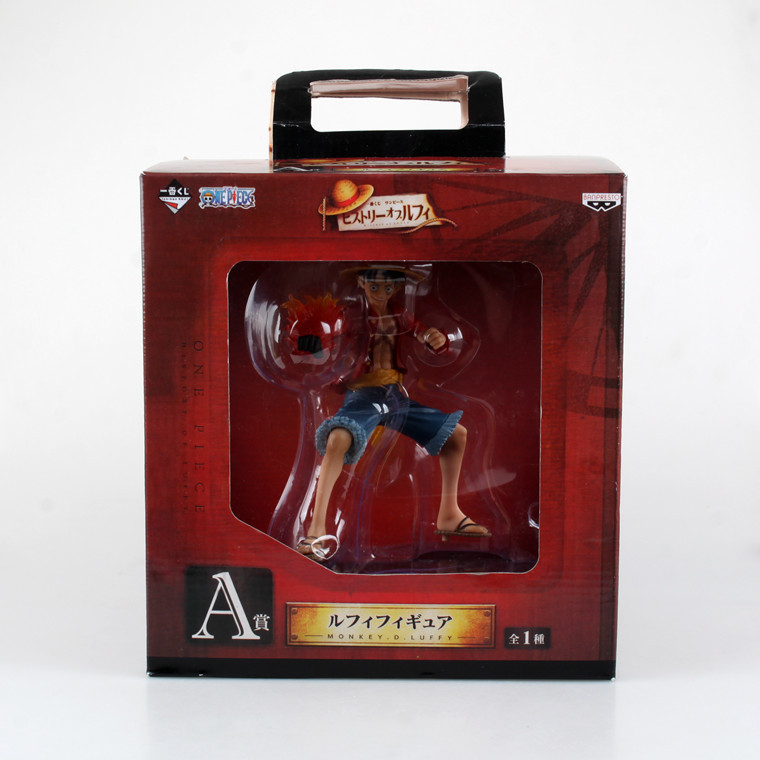 一番A賞 霸氣火拳槍 武裝色 路飛盒子